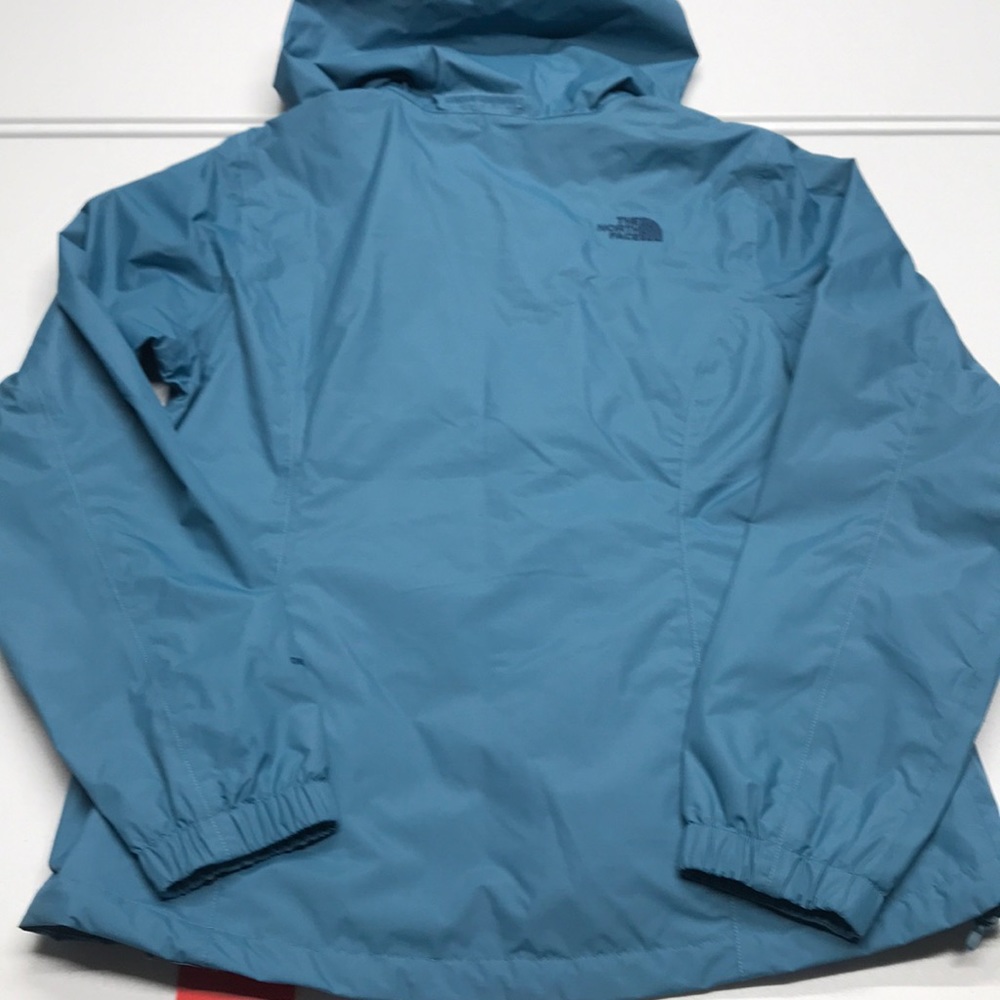 NORTH FACE Women’s Blue Waterproof Hiking Coat - Picture 3 of 10